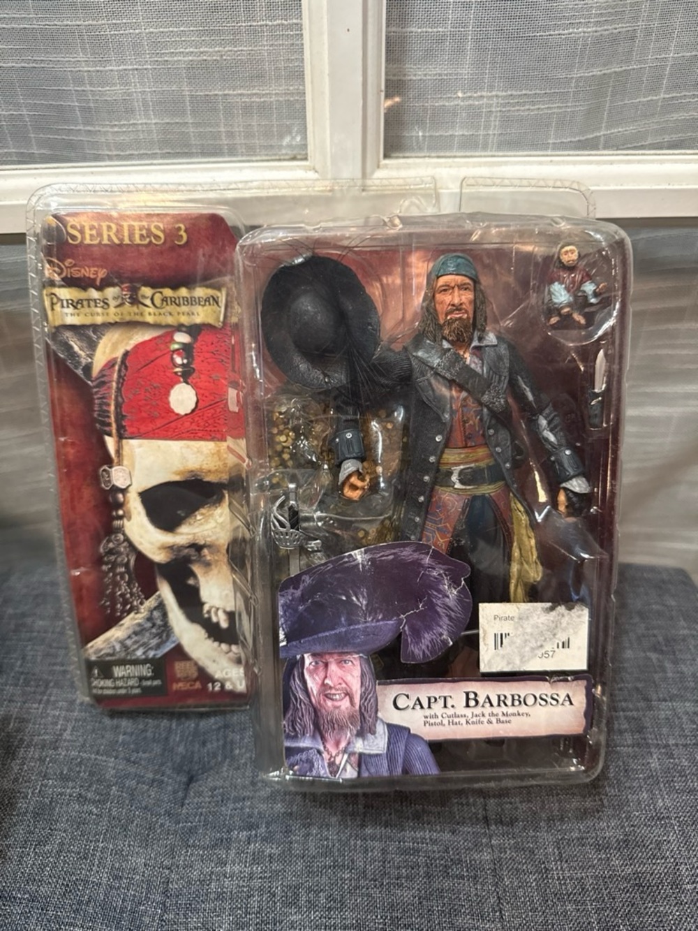Disney Pirates of the Caribbean Series 3 Backer Card - Red, Brown, Black